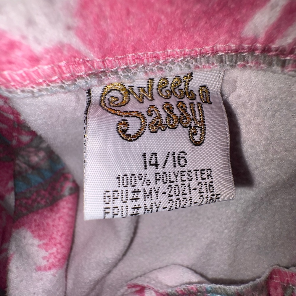 Sweet & Sassy Pink and White Garment
